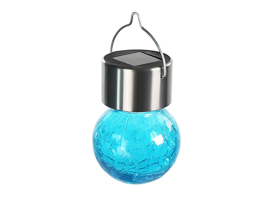 2026 luzes Solares Exteriores Crackle de Cores para Jardim, Globos Suspensos Impermeáveis Decoração Festiva Paisagem Luz Inteligente