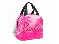 Bolsa térmica portátil com estampa da Barbie, bolsa térmica de papel alumínio, lancheira Aquaforge