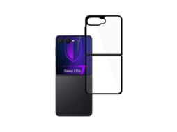 Capa Satin Armor 3mk Samsung Galaxy Z Flip 7 Preta