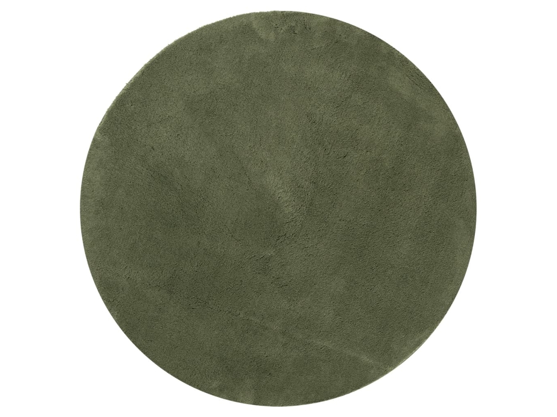 Rug, Rugs Vidaxl Verde Poliéster (ø 120 Cm)
