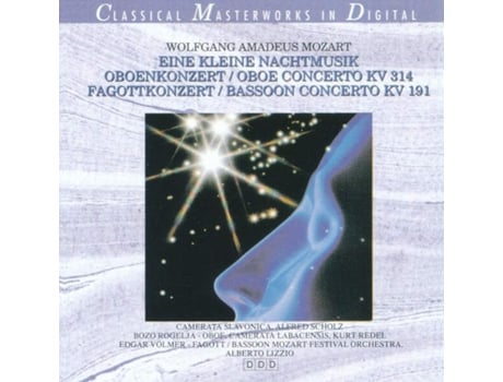 Cd Eine Kleine Nachtmusik / Oboenkonzert Oboe Concerto Kv 314 / Fagottkonzert Bassoon Concerto Kv 191 Classical Masterworks