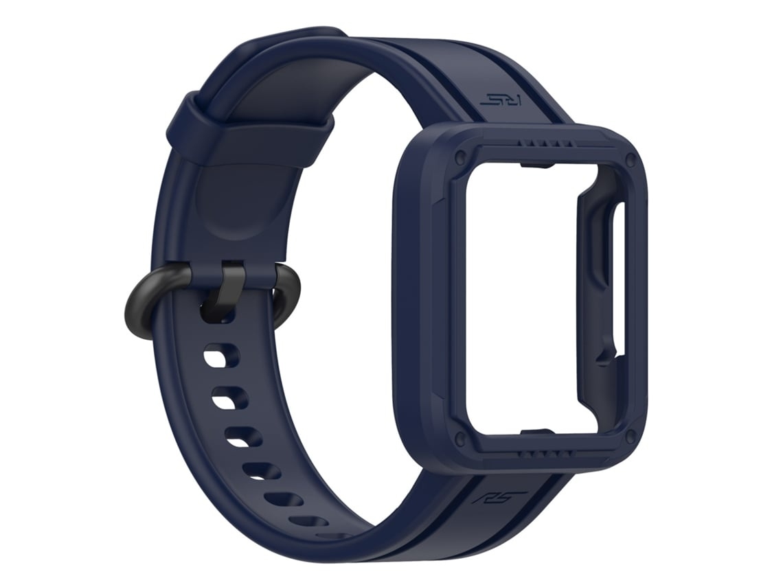 Pulseira De Relógio Lurelia Para Redmi 1/mi Watch Lite/redmi 2/mi Watch 2 Lite Integrada Em Silicone Monocromática Tinta Azul