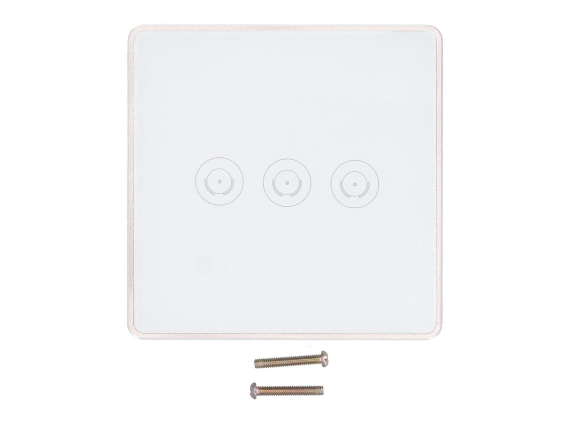 Interruptor Inteligente Touch Branco Wifi Controle Remoto Sem Fio 100‑240v Ac