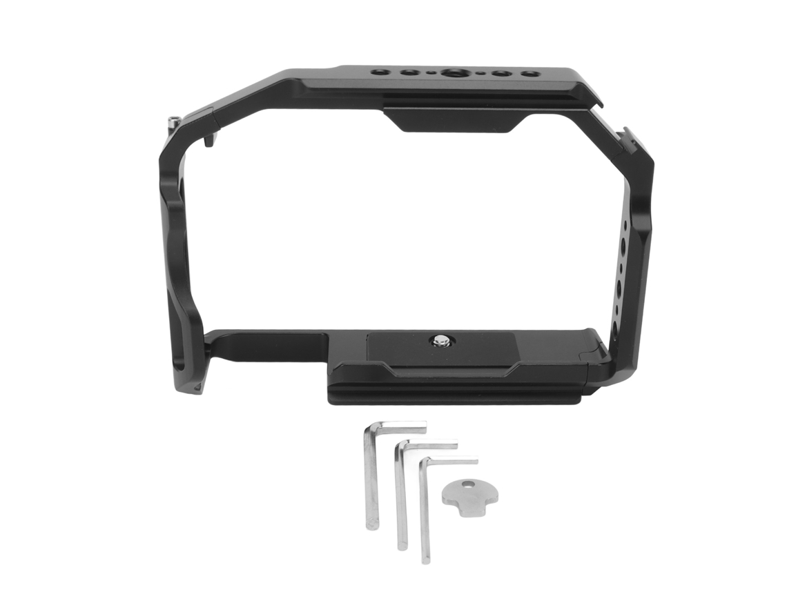 Gaiola completa para câmera Xh2, equipamento de proteção para filmagens e gravações de vídeo.