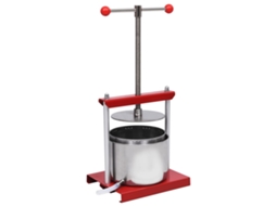 Vidaxl Prensa Para Frutas E Vinhos Aço Inoxidável 6 L