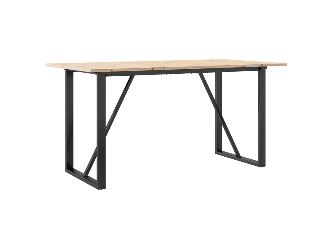 Dining Table, Dining Tables Vidaxl Marrom Madeira De Pinho (140 X 80 X 75 Cm)