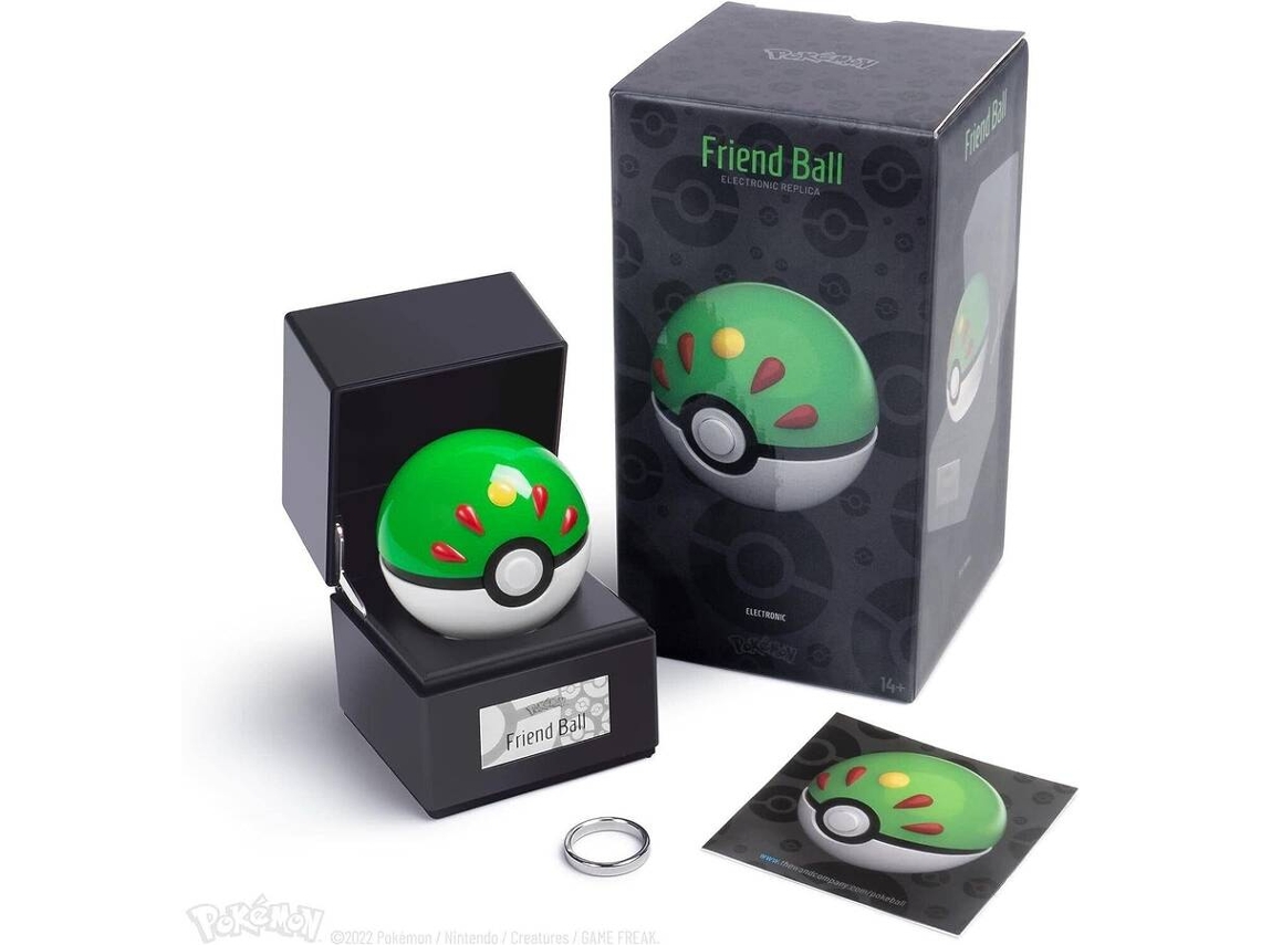 Bola Réplica Electrónica Die Cast Pokémon Friend Ball THE WAND COMPANY