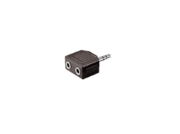 Conector de Áudio de 3,5 Mm, Divisão de 2 Vias, Estéreo AOZORZ