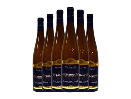 Vinho branco WOLFBERGER Gewürztraminer Alsace (0.75 L - 6 Unidades)
