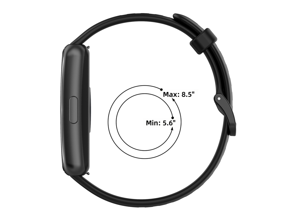 Pulseira de Silicone Compatível com Huawei Band 7 e Honor, para Huawei 7 e Honor CHABERLU