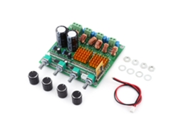 Veloriskku-módulo Amplificador De Potência Hifi 2.1 Classe D Com Receptor Bluetooth 4.0 Placa De Áudio Subwoofer