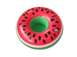 Conjunto De 3 Porta-latas De Melancia Verde Para Piscina