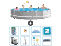 Intex Piscina Prism Frame Redonda - 549x122 Cm - 9-peças S570