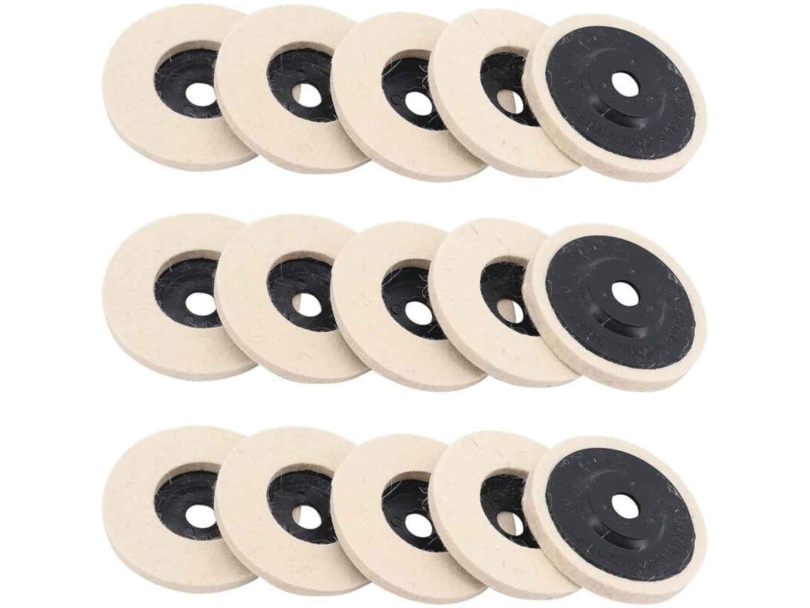 Disco De Polimento Para Esmerilhadeira, 15 Peças, 100 Mm, 4 Polegadas