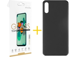 Kit Capa e Película Xiaomi Redmi 9A SKYHE Liso (Preto)