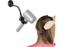 Suporte Ajustável do da Secadora de Cabelo, Cabelo Rotação 360 ​​graus com Braço P Osicionável e Ventosa, Sup GOKOCO