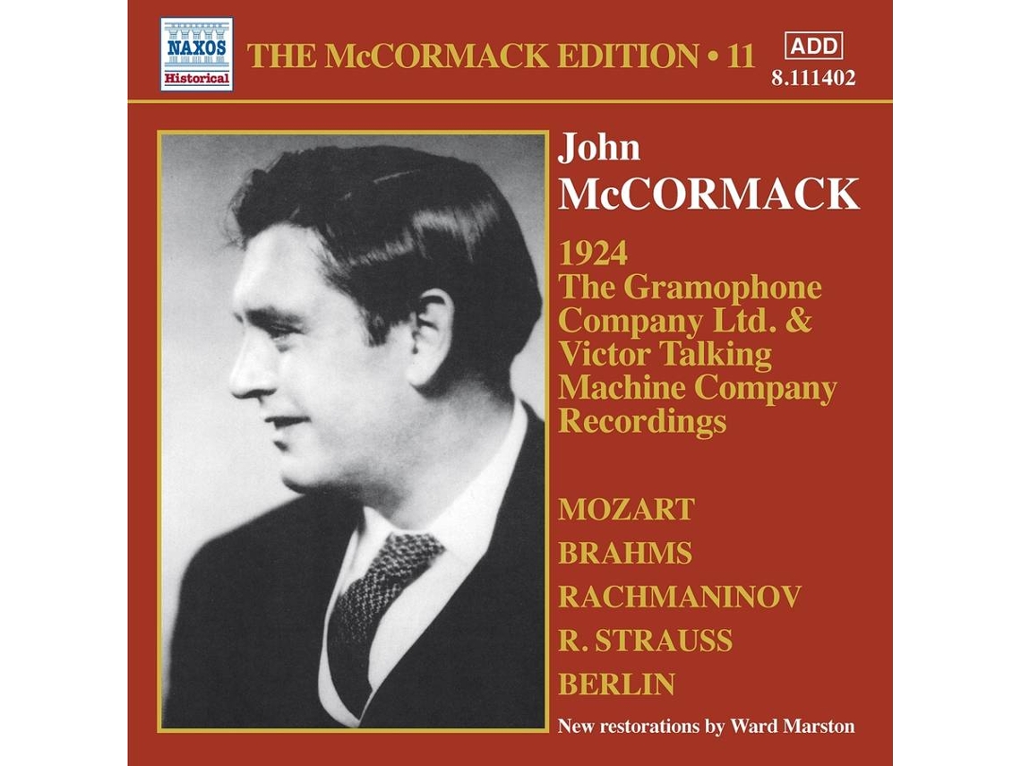 CD McCormack,John - Victor Talking Machine (1924) (1CD)