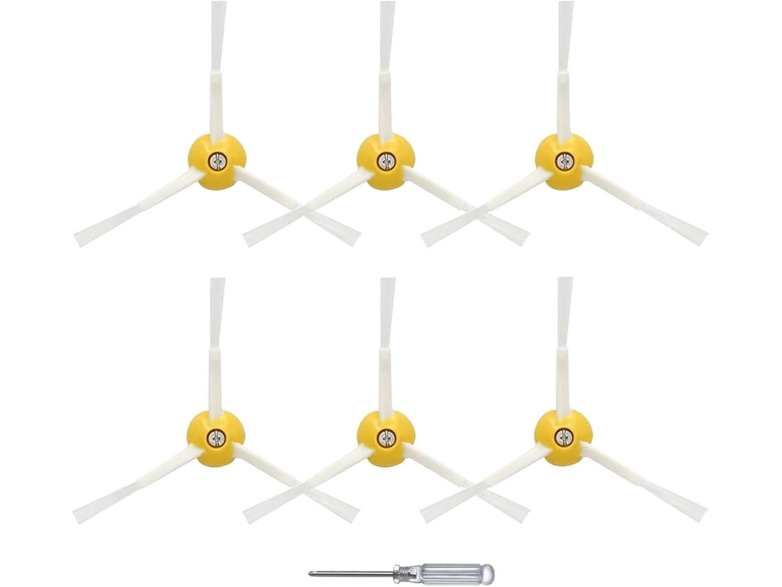 Kit De Substituição Para Irobot Roomba Séries 500/600/700 Acessórios De Escova Lateral (6 Peças) Cuich