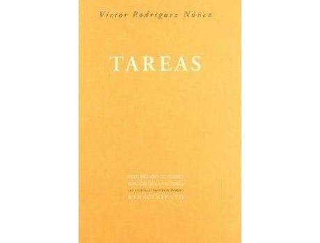 Livro Tareas XVIII Premio De Poesía Rincón De La Victoria de Víctor Rodríguez Núñez