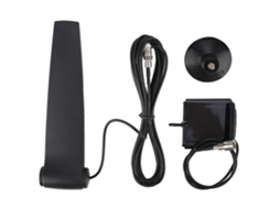 1 Peça Antena Omnidirecional De Alta Ganho Abs Preta 2.4g Wifi 9db