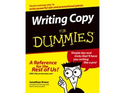 Livro Writing Copy for Dummies de Jonathan Kranz (Inglês)