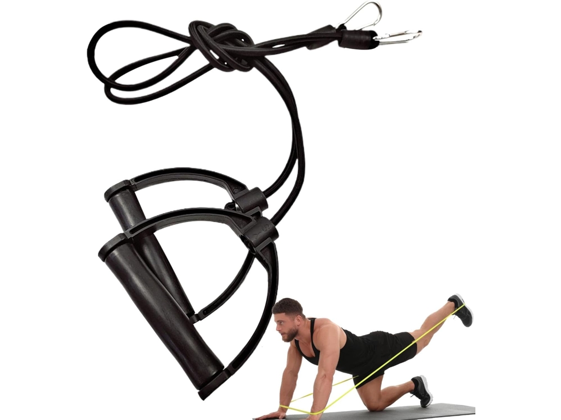 Faixas Elásticas De Resistência Para Stepper, Cordas Tração Com Alças | Acessórios Multifuncionais Exercícios