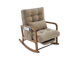 Cadeira De Balanço Moderna Com Apoio Para Os Pés Em Cordão,confortável E Ergonômica,ideal Para Salas E Quartos Infantis