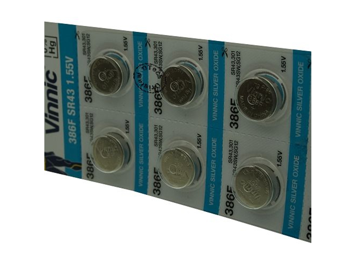 Conjunto de 10 Pilhas OTECH Vinnic para DIVERS SG12
