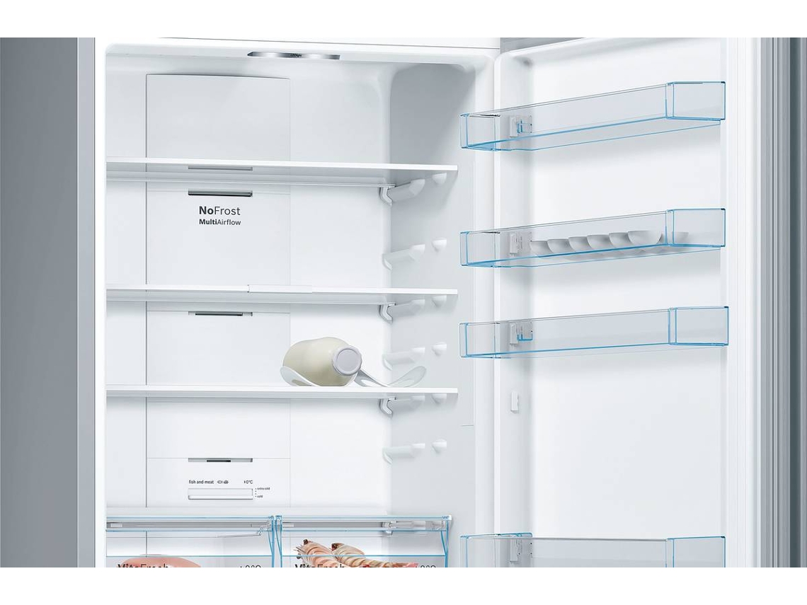 Frigorífico Combinado BOSCH KGN49XLEA (No Frost - 203 cm - 438 L - Inox)