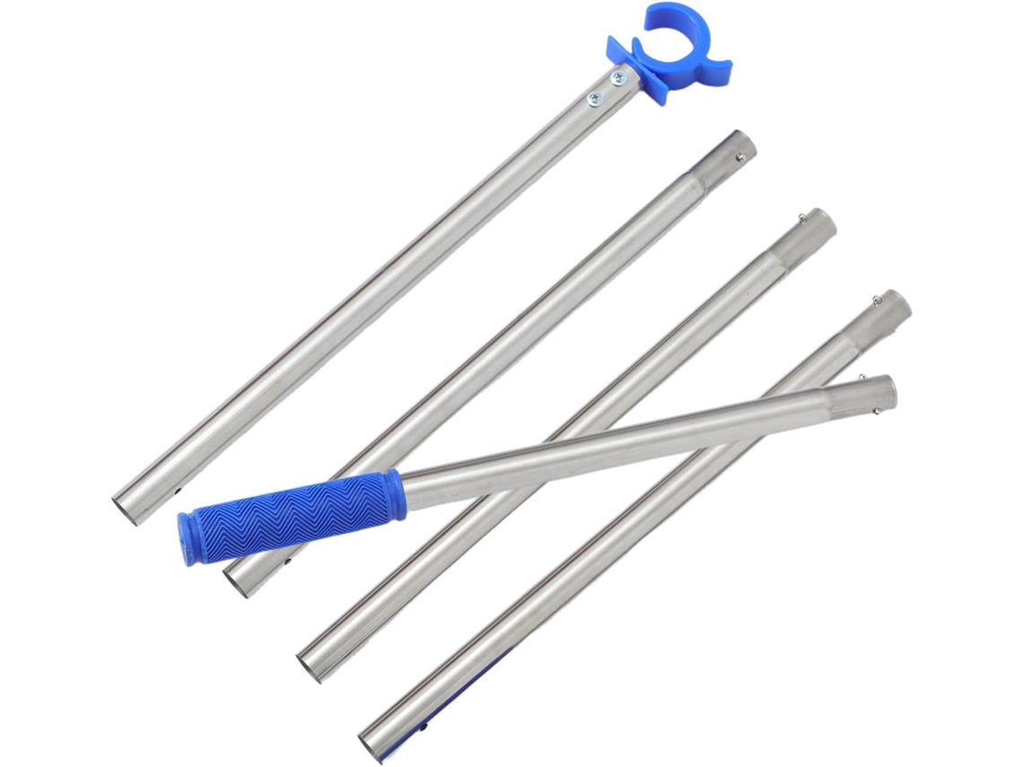 Abridor De Janela Telescópico 182cm Com Fácil Transporte E Fixação Segura, Gancho Em Forma De C, Material De Metal E