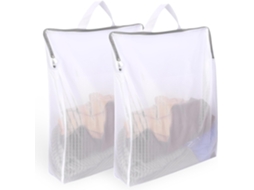 Saco de lavanderia em malha BRILVIBERA para roupas delicadas, lençóis, pelúcias