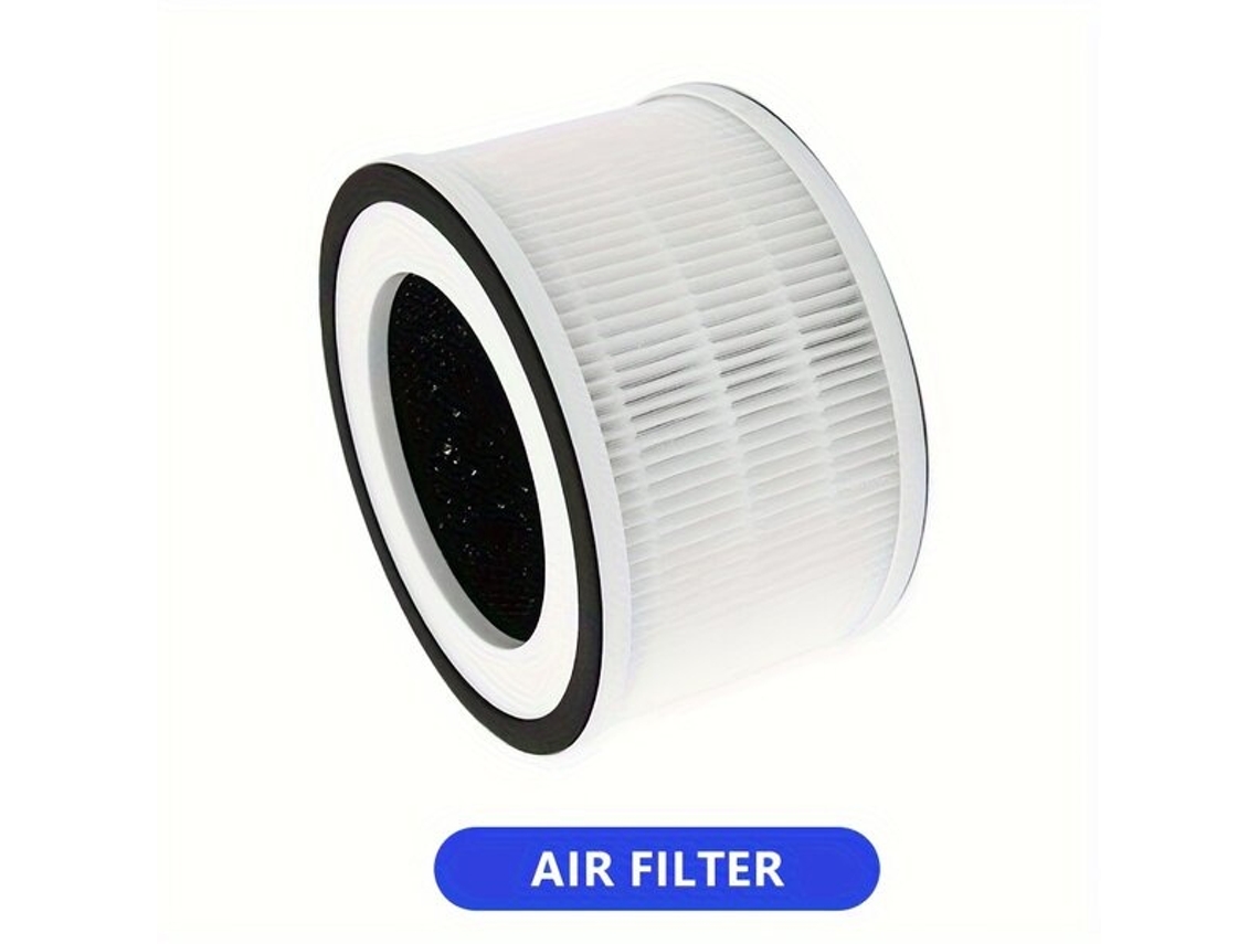 Lurelia Filtro Hepa Para Purificador De Ar, Pack 3 Peças, Compatível Com H13