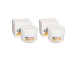 Crema Facial De Cúrcuma Para Calmar Rojeces, Hinchazón Y Minimizar Pores, Hidrata Y Repara La Piel Para Cuidado Diario