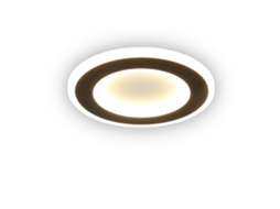 Nettlife Led Luz De Teto 23 W Preto Redondo Moderno Branco Quente 24 Cm Lâmpada Do Quarto Para Cozinha Corredor Sala Estar