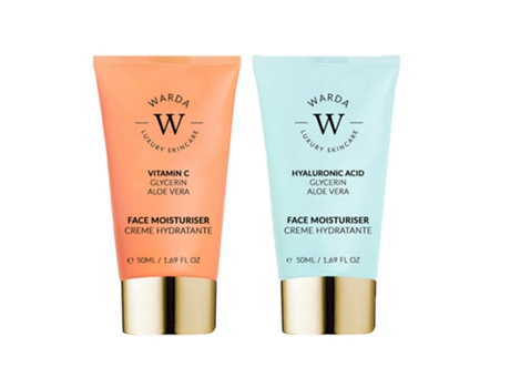 Hidratante com Vitamina C 50ml + Hidratação da Pele com Ácido Hialurônico 50ml