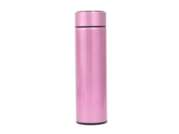 Garrafa de Água Inteligente em Aço Inoxidável com Visor de Temperatura, À Prova de Vazamentos, MDUG (rosa)