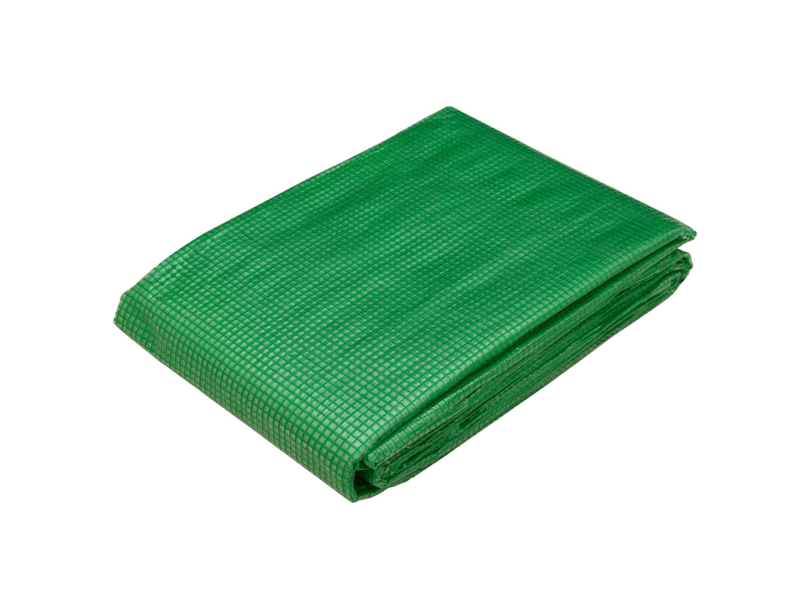 Vidaxl Lona Com Olhais Verde 2 X 2 M 260 Gsm Pe