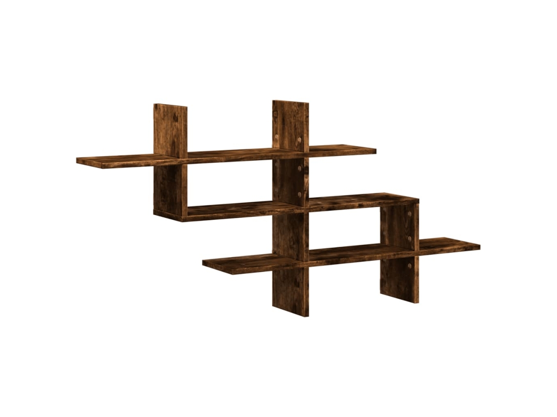 Wall Shelf, Wall Shelves Vidaxl Marrom Madeira Processada (n/a)