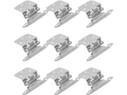 Conjunto De 10 Dobradiças Ferro Para Portas Armários Cozinha,