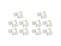 10 X Mini Aromatizadores para a Saída de Ar do Automóvel Fragrância para Interiores (modelo Mini Ar Condicionado)