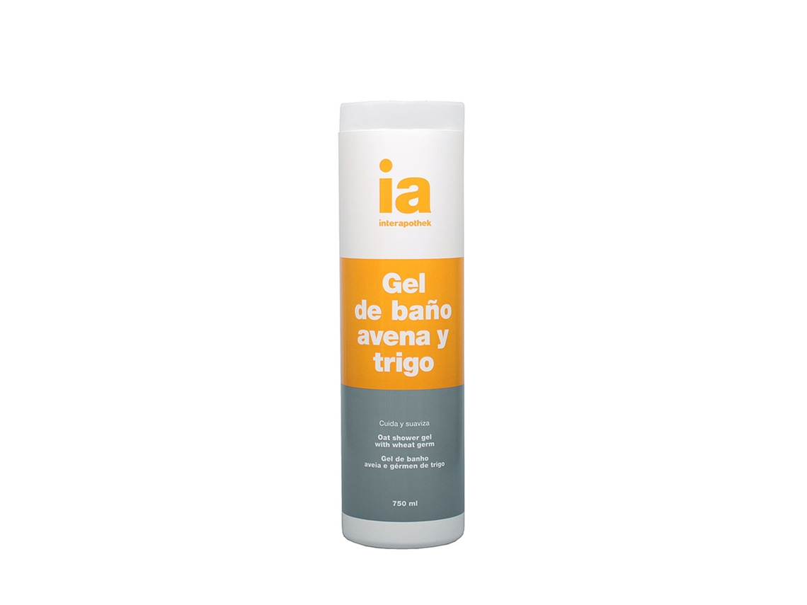 Gel De Banho Aveia E Trigo Interapothek (750 Ml)