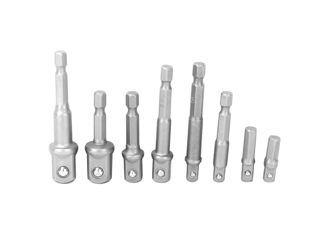 Adaptador de Bit de Soquete 8pcs 1/4'' a 1/2'' (1/4'' 3/8'')