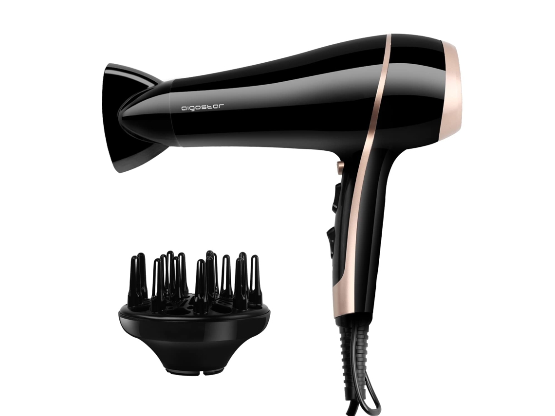 Secador de Cabelo AIGOSTAR Lora 33LNK (2400W - 3 Níveis de temperatura)