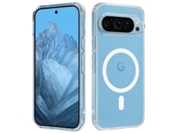 Capa Magnética Transparente Em Acrílico Para Google Pixel 11 Pro Xl