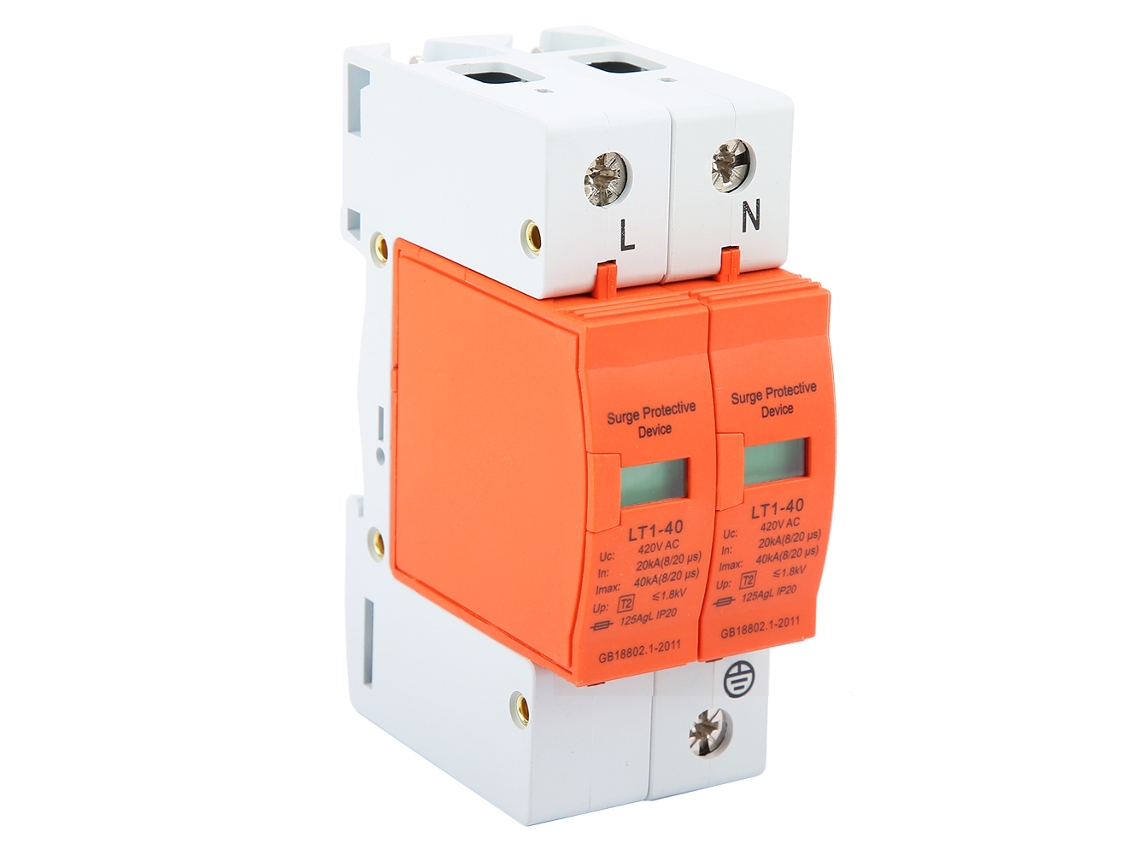 Protector de ondas de sobretensão para fotovoltaica 2P 40KA 1000VDC S/MARCA