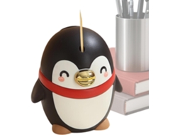 Acessórios Para Porta-escovas De Dentes Semiautomático Em Formato De Pinguim Fofo |