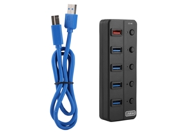 Hub Usb3.0 LAXISCREED 4+1 Portas Alta Velocidade
