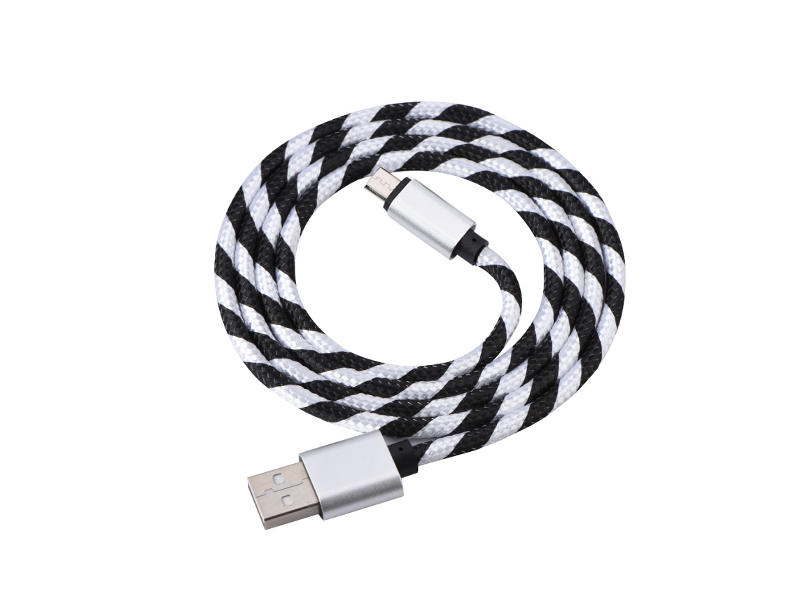 Cabo de Dados Micro Usb 1m Prata EOOCOO