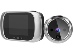 Olho mágico digital LCD JSR Slowmoose de 2,8 polegadas com câmara escura, campainha de vídeo e memória interna