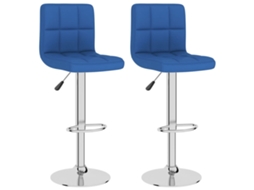 Bar Stool, Bar Stools Vidaxl Azul Tecido (n/a)